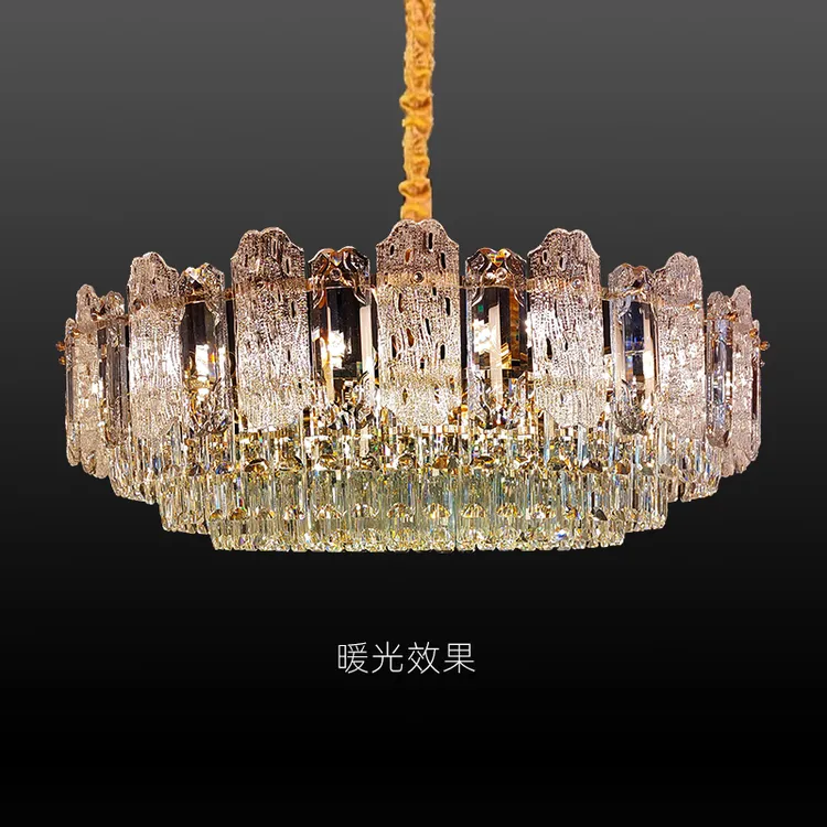 雅郡阁高档客厅吊灯轻奢水晶灯卧室房间后现代别墅大气餐厅灯饰