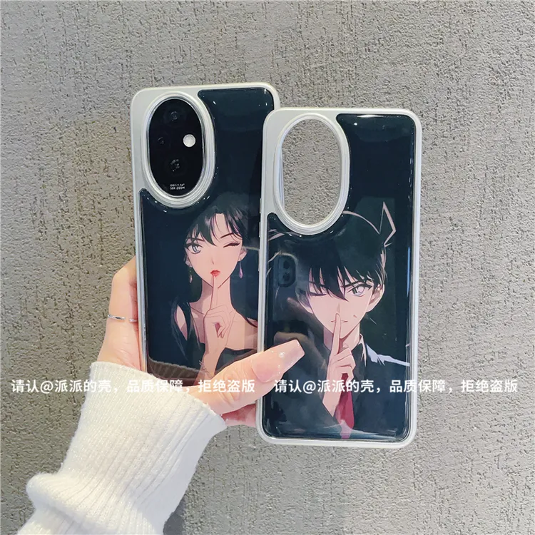 （荣耀200系列）电镀大孔相框滴胶适用荣耀200/荣耀200pro手机壳