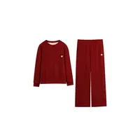 硬货哥 圆领小方标羊绒蛋白居家外套 SE52132