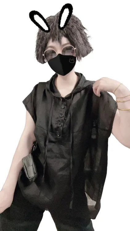 【佳老板】“738-1爆款韩系时尚百搭苎麻衬衣