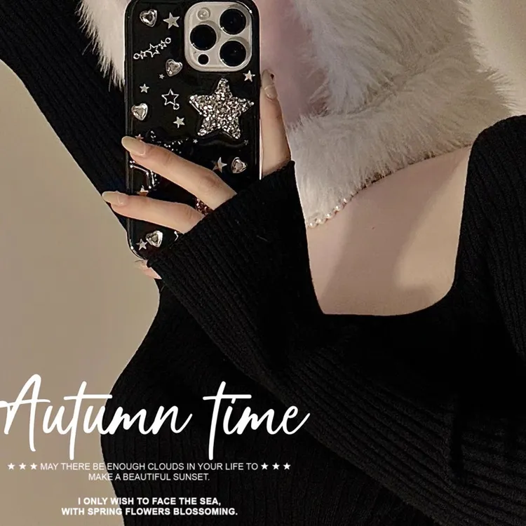 y2k甜酷辣妹立体星星苹果16手机壳华为 荣耀 小米 vivo oppo软壳