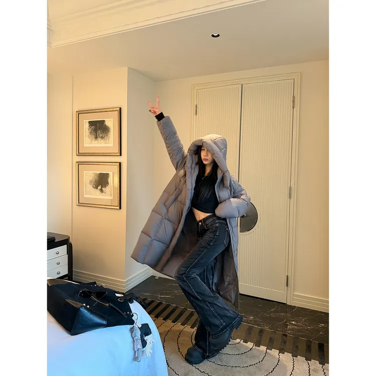 70不是七十【暖冬】秋冬韩系零下北方保暖长款羽绒服外套