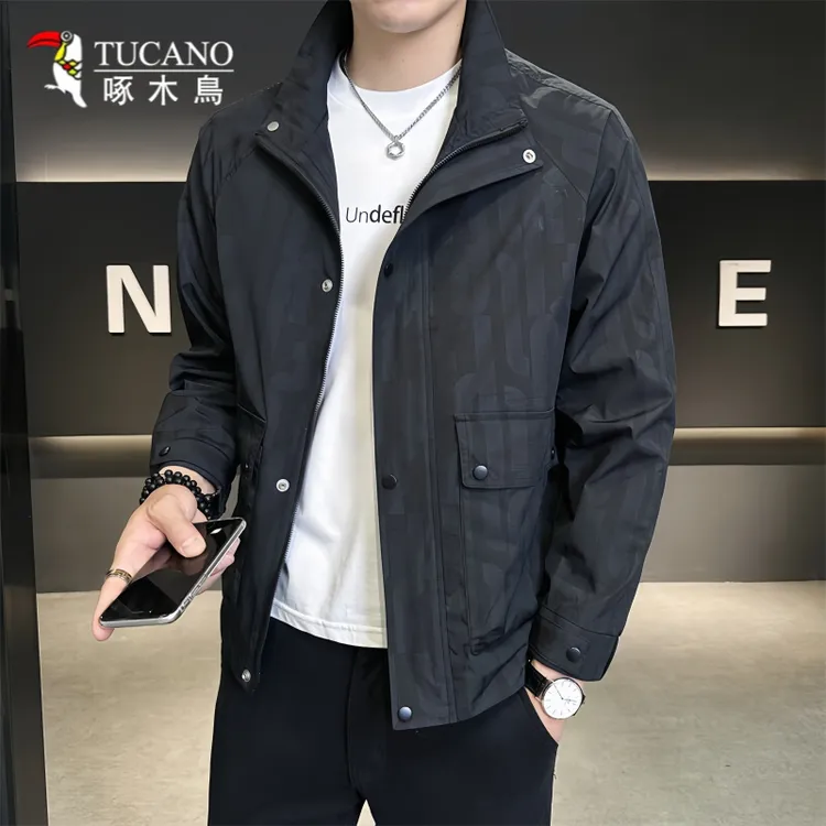 TUCANO/啄木鳥春季新款男士男装外套夹克立领帅气百搭休闲上衣