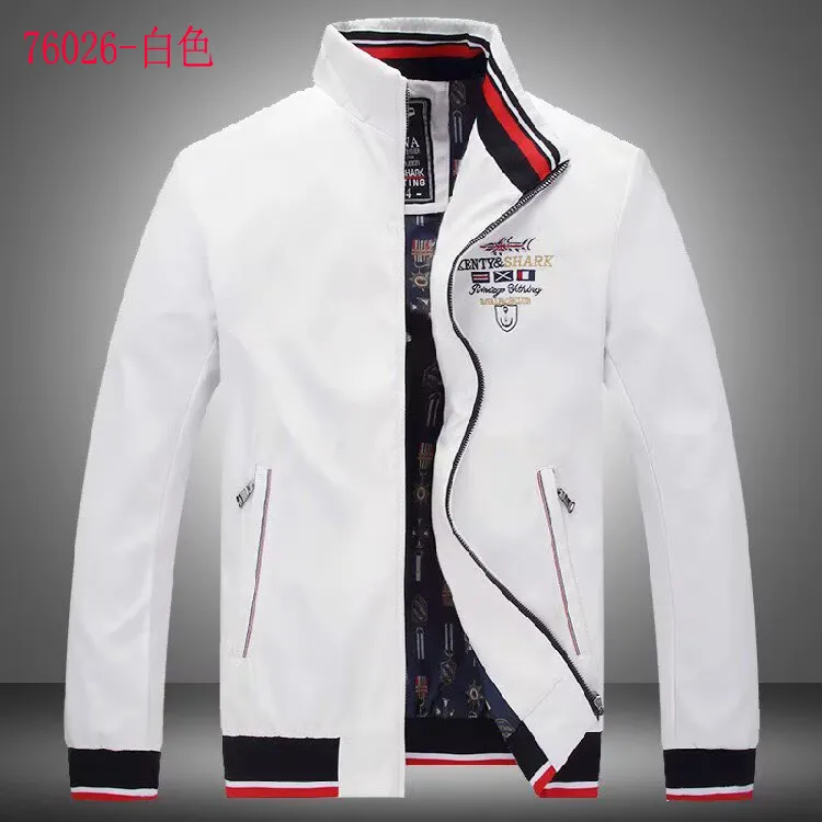 肯迪鲨鱼中青年薄款透气时尚百搭休闲外套上衣防风男夹克立领