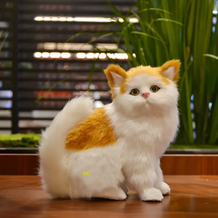 威源仿真猫咪宠物家居装饰摆件结婚礼物手工艺品创意摆件外单坐猫