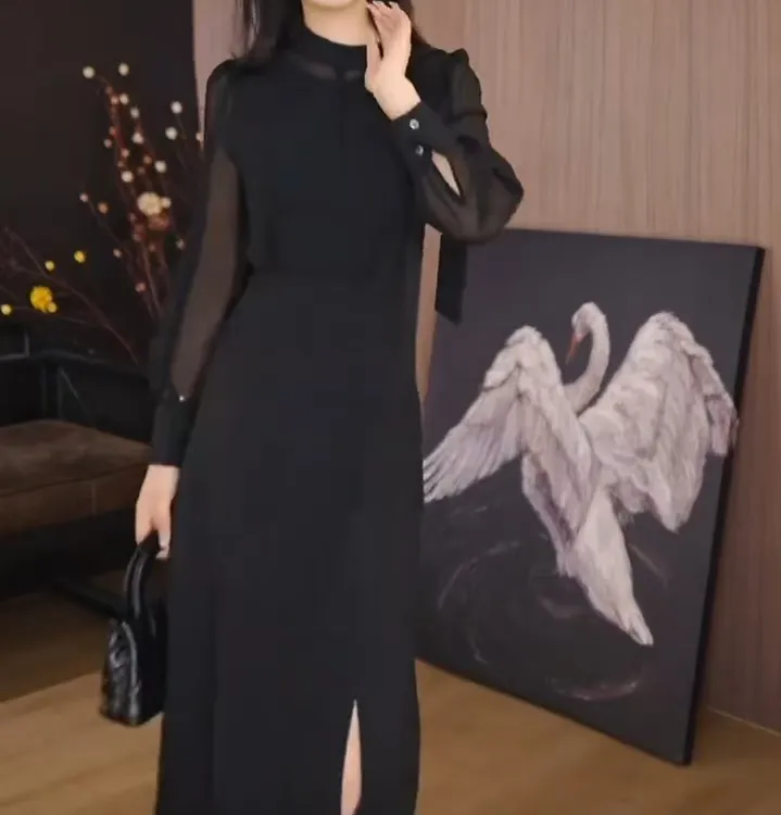 新款气质时尚洋气韩版连衣裙1764