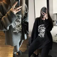 【mimius】七七 加厚毛圈小狗印花圆领长袖上衣 G10405