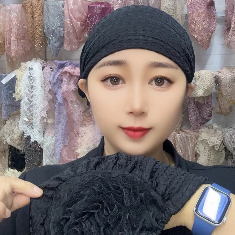 遮白发【颗粒面料打底帽子】不跑窜，透气性好