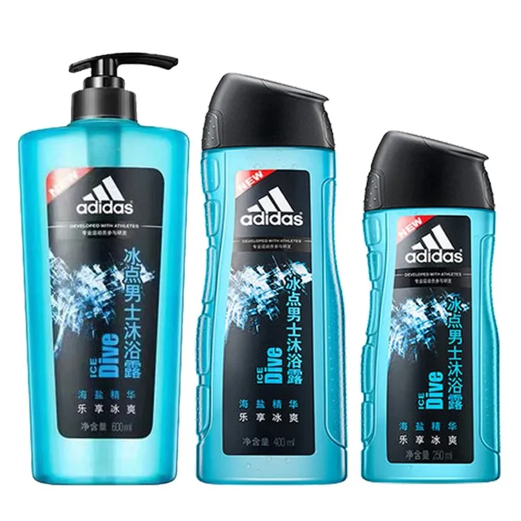 阿迪达斯男士激情沐浴露淡香舒缓留香古龙木质香家庭装大瓶