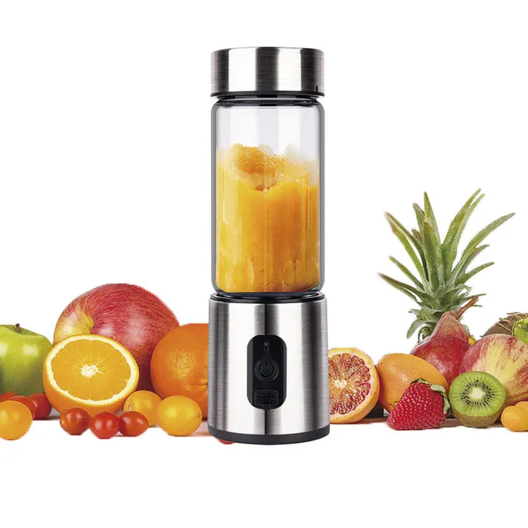 跨境新款榨汁机户外电动便携式果蔬榨汁机小型家用榨汁杯