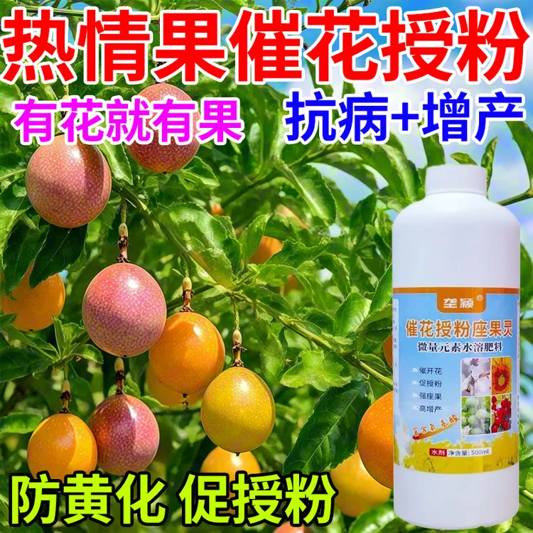 热情果保花座果专用肥料促生长果树促花催花座果灵提高授粉率肥料