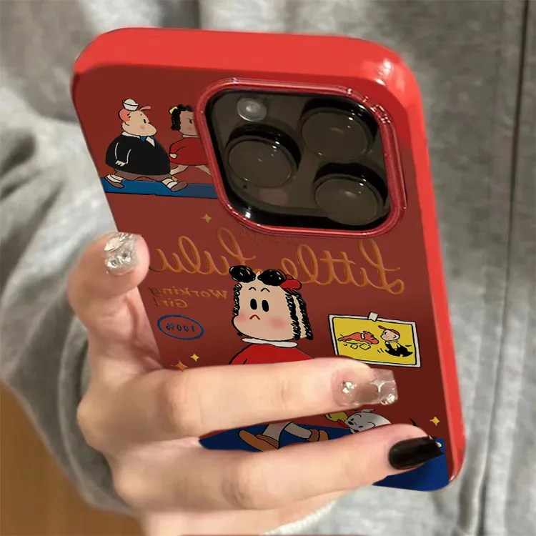 KEWU原田治露露女孩适用iPhone16/15promax苹果14果冻13手机壳12