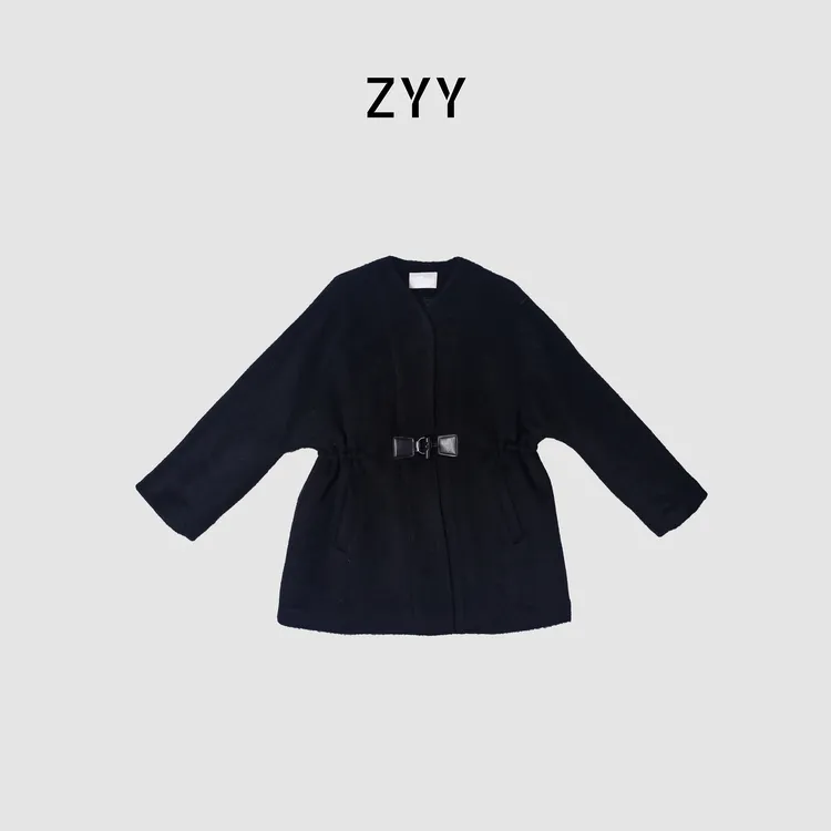 ZYY【云端漫步】025/S新款设计感大衣收腰羽绒服X25DYRF05973