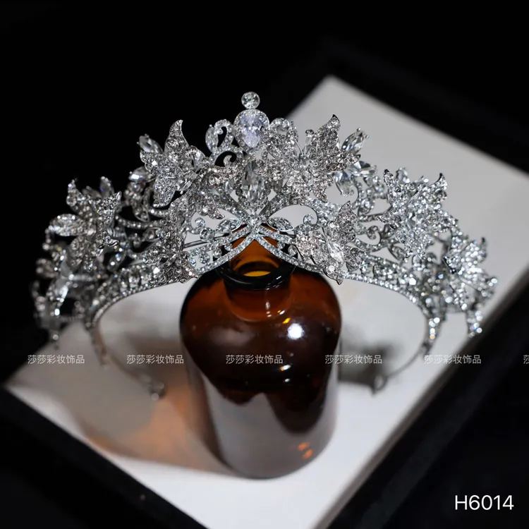 H6014皇冠新款满钻大气高级感新娘婚纱礼服头饰气质实用
