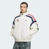 Adidas阿迪三叶草25秋冬秀场版拒水双面穿棉服KC0094