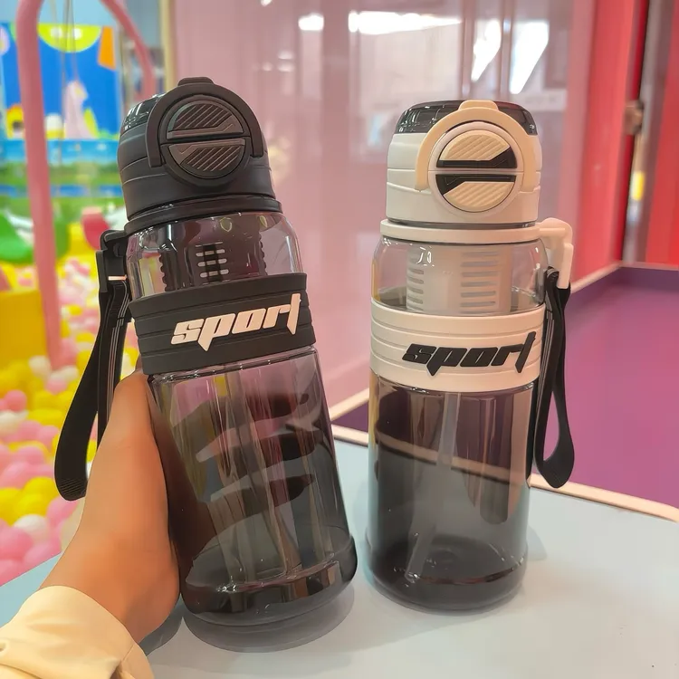 水杯子2025新款大容量吸管杯男女生双饮杯运动水杯健身便携杯子