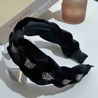 【小魏总珠宝】丝绒编织大号发箍