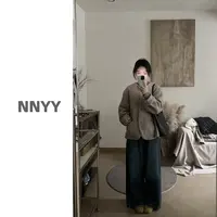 阿虞 毛毛外套｜不硬挺，不显胖！拼色毛毛外套秋冬