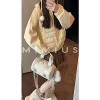 【mimius】U 可溯源三星安心羽绒轻薄针织拼接连帽羽绒服G09296