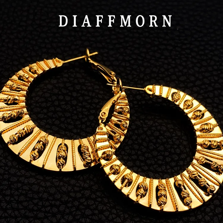 铜合金耳饰 YM《年轮》 高级百搭气质金属风耳环