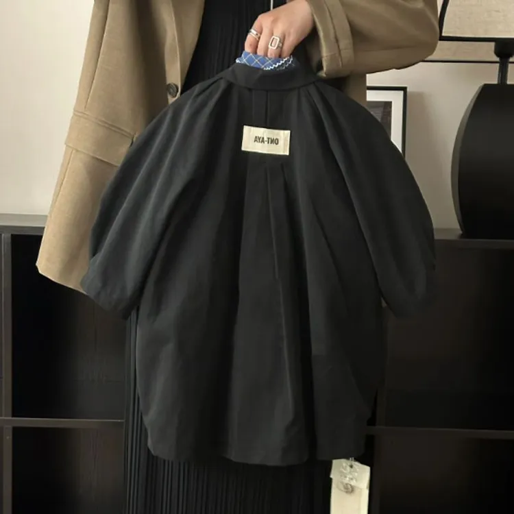 戴维贝贝同款韩国童装2025春季女童宽松中长款外套男宝宝时尚百搭
