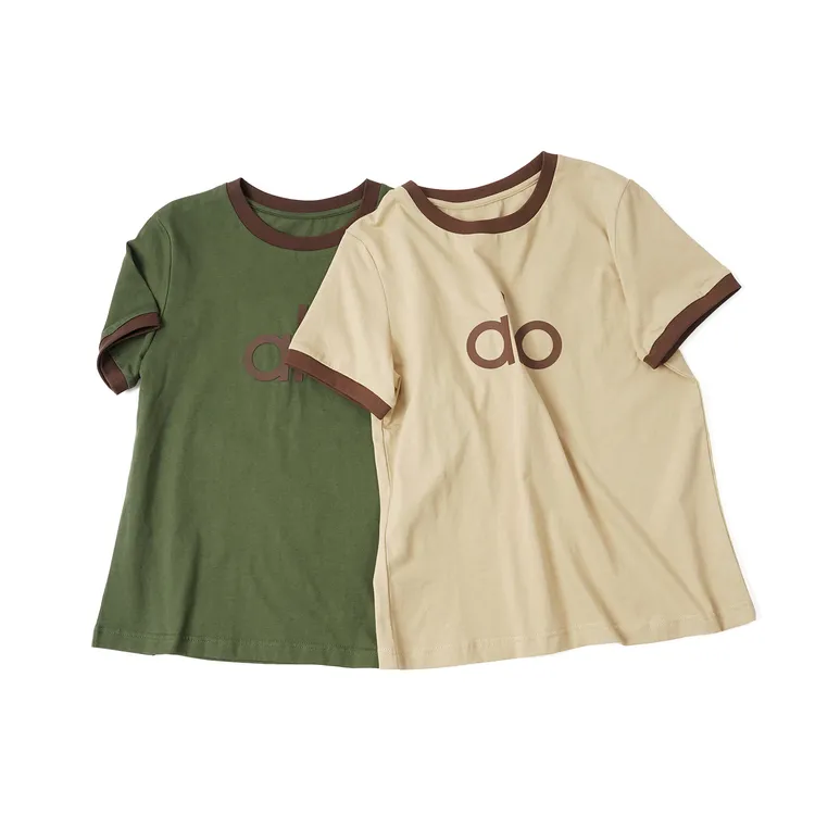 【撞色圆领短袖】MKTX56120夏季清爽高级感舒适丝滑撞色T恤