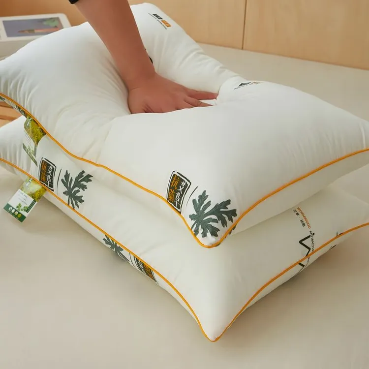 新款单边艾草枕头直播枕头双边艾草枕芯批发d3