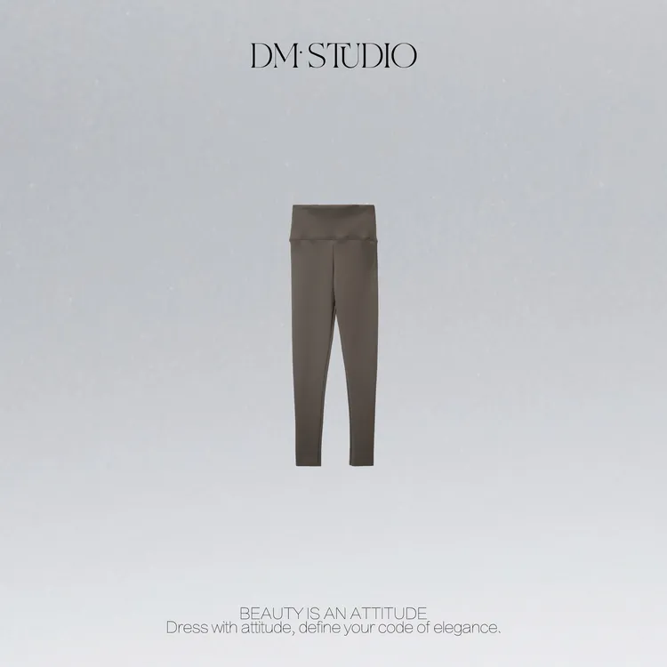 DEDM•STUDIO/显瘦纯色修身极简加绒打底瑜伽裤芭比裤2510KZ/1972