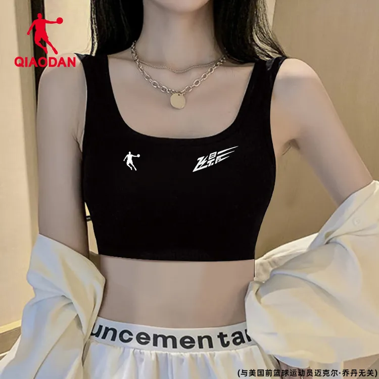 乔丹飞影背心女2025新款健身夏外穿短款夜跑马拉松速干跑步训练