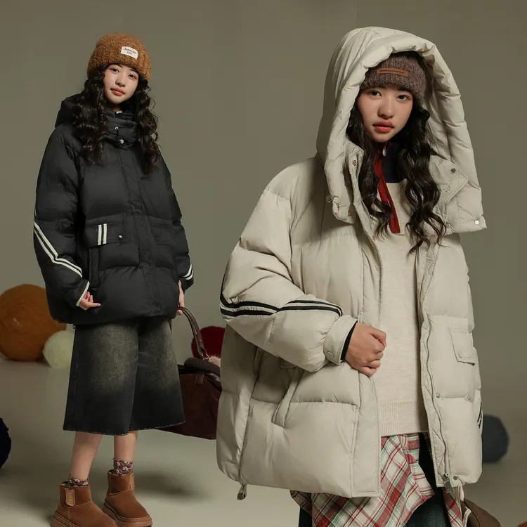 女大童羽绒服冬装2025新款洋气8-18岁女孩青少年加厚保暖外套1105