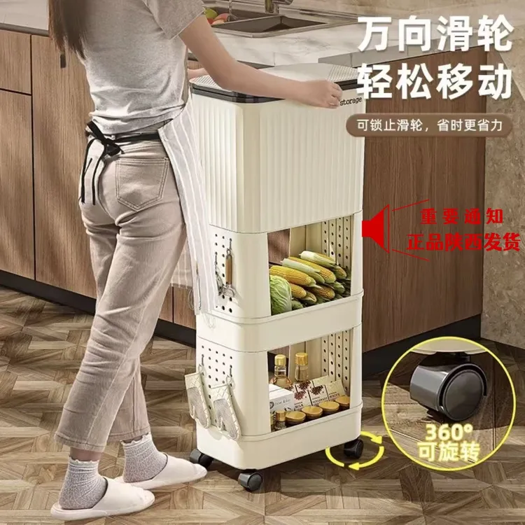 垃圾桶家用收纳果蔬厨具和垃圾厨房专用大号垃圾桶加高加厚垃圾桶