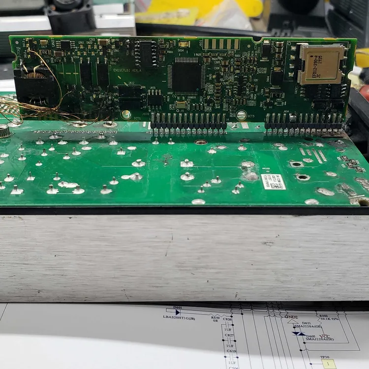 大炮4875g1驱动小板接线维修学习图纸