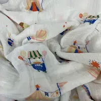 3218品牌订单 出口泡菜国全棉双层纱布双人褶皱被套200*230左右