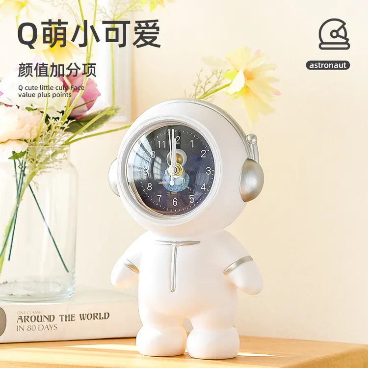 太空人时钟存钱罐2025新款可存可取儿童生日礼物防摔宇航员储蓄罐