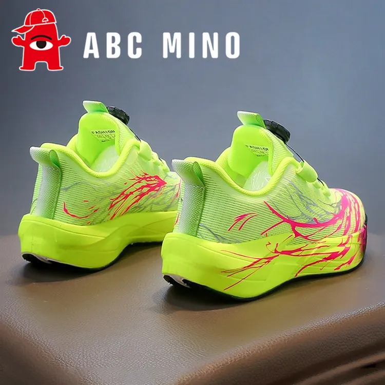 ABC MINO男童鞋子篮球鞋2025新款春秋儿童跑步运动鞋学生专用球鞋