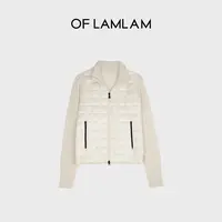 “轻盈锁温”MONCL*R方型绗缝立领时尚简约风外套 OFLAMLAM MW079G