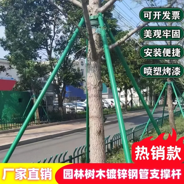 树木支撑架树木支撑杆树支撑园林绿化钢管支架大树支架防风固定器