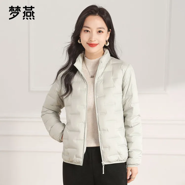 梦燕秋冬女款时尚百搭气质大方宽松休闲舒适保暖羽绒服CY02B5006