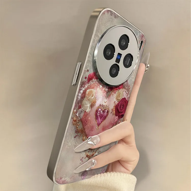 钻心玫瑰适用于vivox200手机壳全包防摔高级感网红女款小众保护套