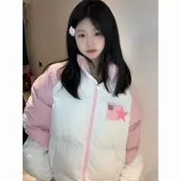 粉棉服冬季女款【A区】1613 A19前