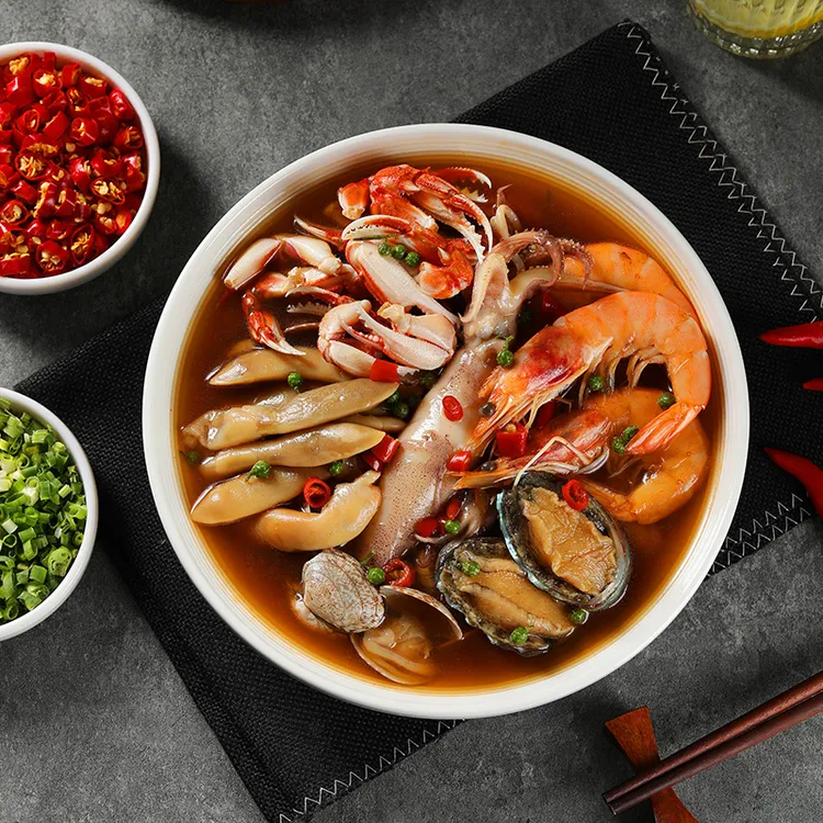 海鲜君即食捞汁海鲜桶大虾花蛤鱿鱼仔鲍鱼蟹钳休闲零食营养美味