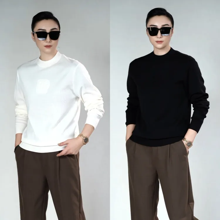 DG迪噶雅男士简约羊毛衫M222秋冬男装时尚简约羊毛羊毛衫