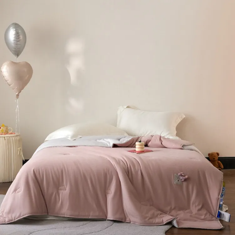 全棉针织泡芙绵绵被