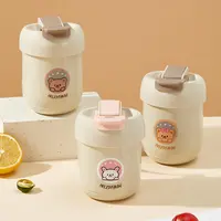 卡通迷你不锈钢便携吸管杯学生高颜值可爱水杯吨吨杯