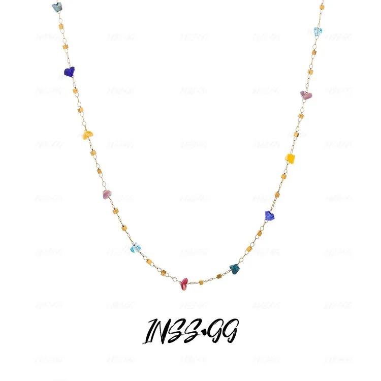 钛钢项链 INSS·GG【Shine｜闪耀系列】crystal女手工百搭轻奢设计感