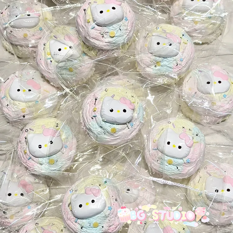 现货杯子蛋糕系列乳膏泥解压玩具160g±10无开箱不售后