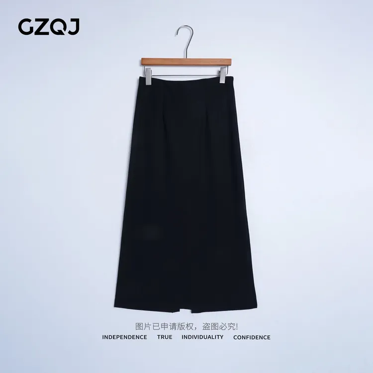 老琴私服【悦己】欧若风小众设计优雅高腰裙显瘦半身裙女夏款 7392