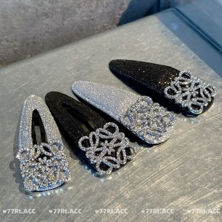 【实拍】高级感韩国水钻精致侧边发夹镶钻亮闪闪高刘海夹BB夹网红