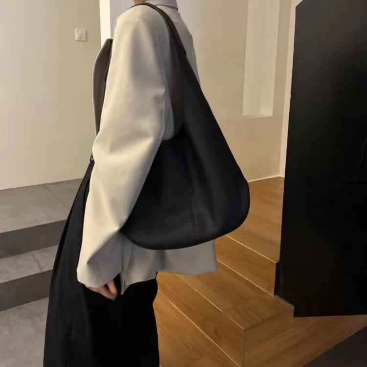 纯色时尚单肩包单肩托特包学生见详情见外包装韩版通勤休闲腋下