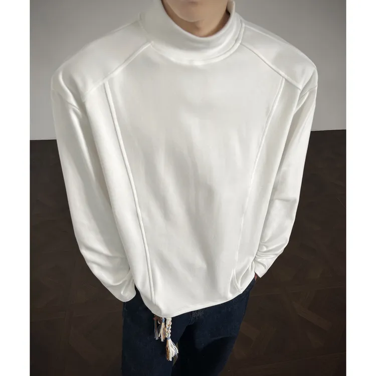 【现货+怕冷必入】男女双面德绒内搭保暖半高领打底衫男长袖t恤上衣